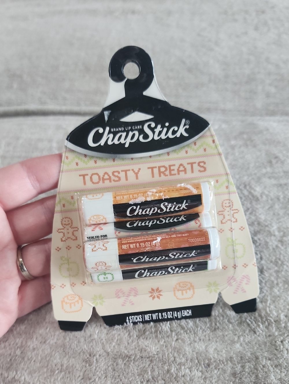 NWT Chapstick 4 Pack (Toasty Treats)